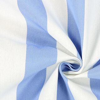 Tessuto per tende da sole righe Toldo – bianco/azzurro, 