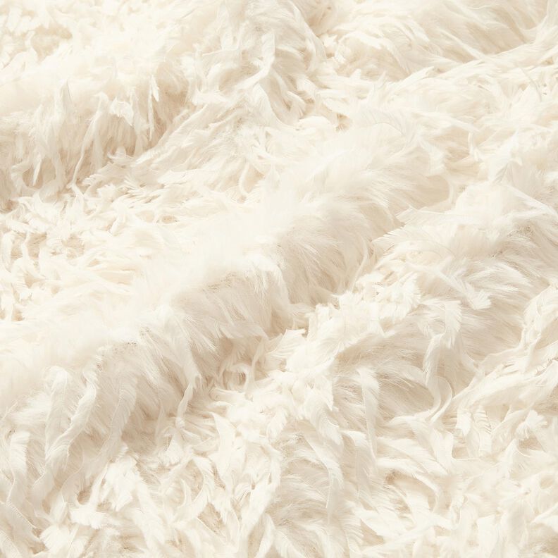ecopelliccia piume, tinta unita | Katia Fabrics – bianco, image number 3