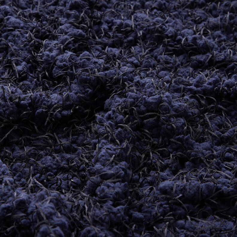 Ecopelliccia con fili a effetto – blu notte,  image number 2