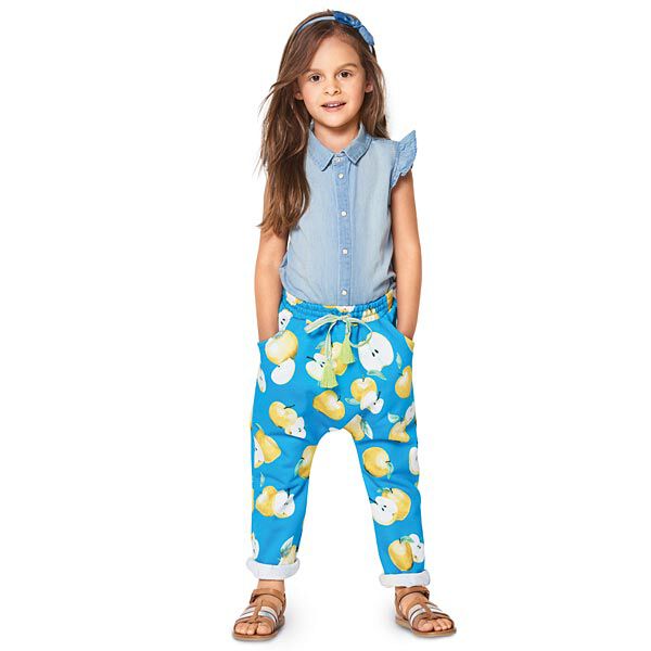 pantalone con elastico in vita per bambini , Burda 9342 | 92 - 122, image number 2