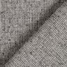 tessuto arredo, mezzo panama struttura a coste, cotone riciclato – nero/bianco | Resto 80cm,  thumbnail number 3