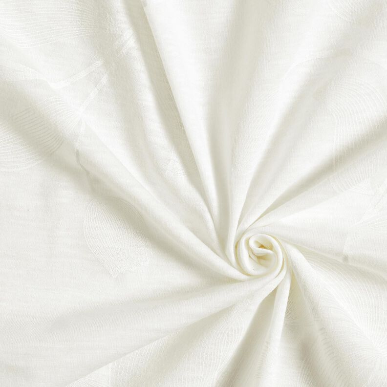 jersey di cotone Tulipani – bianco lana, image number 3