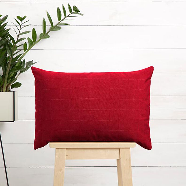 tessuto arredo, quadri, riciclato – rosso carminio,  image number 6