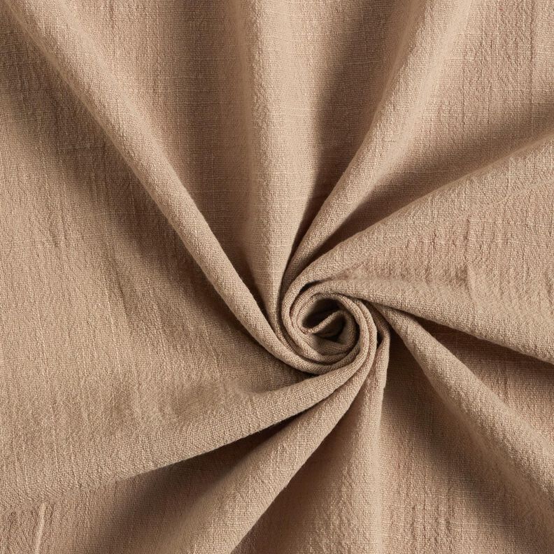Tessuto di cotone con aspetto lino – duna,  image number 1