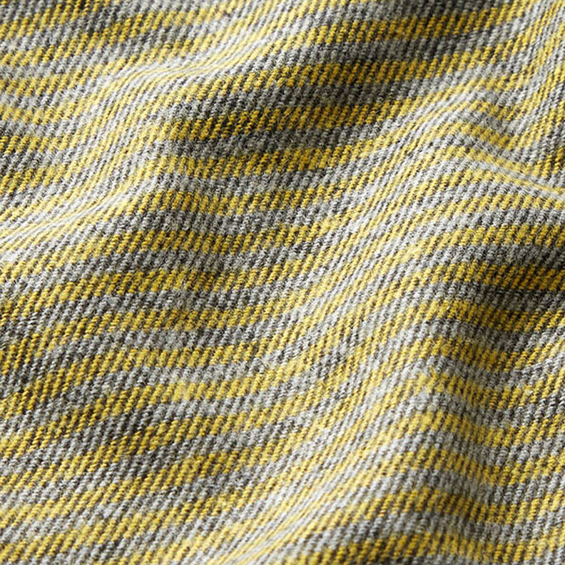 Tessuto a strisce per pantaloni – giallo/grigio,  image number 2
