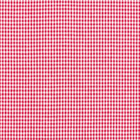 tessuto in cotone Quadro vichy 0,2 cm – rosso/bianco, 