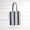 tessuto arredo mezzo panama Righe navy – naturale/indaco,  thumbnail number 9