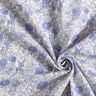 mussolina / tessuto doppio increspato Fiorellini blu – bianco/blu brillante,  thumbnail number 3