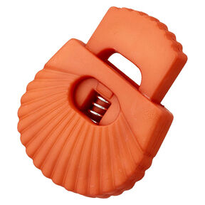 fermacorda conchiglia [Passaggio: 8 mm] – terracotta, 