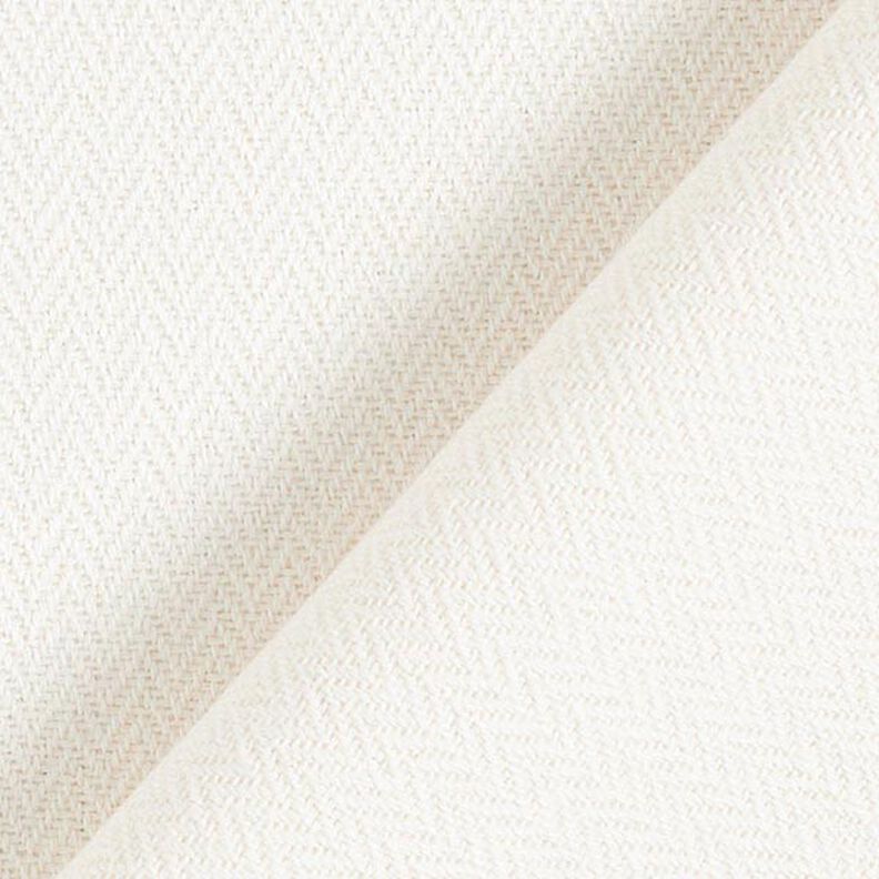 tessuto arredo Jacquard Chevron sottile – bianco lana,  image number 3