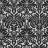 Jersey jacquard con motivi ornamentali – argento effetto metallizzato/nero,  thumbnail number 1
