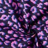cotone rivestito Leopardo astratto | Poppy Fabrics – blu notte/pink,  thumbnail number 3