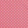 tessuto in cotone cretonne motivo a piccole piastrelle – pink/aragosta,  thumbnail number 1