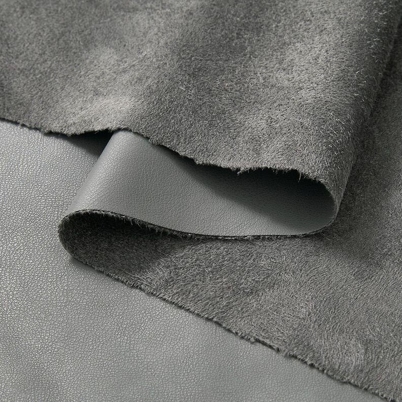 similpelle Con rovescio in velluto  &ndash; grigio,  image number 3