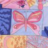 Popeline di cotone Little Creatures stampa digitale | Nerida Hansen – corallo/lilla bluastro,  thumbnail number 2