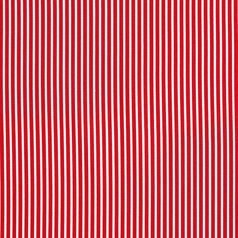 popeline di cotone strisce – rosso/bianco,  image number 1