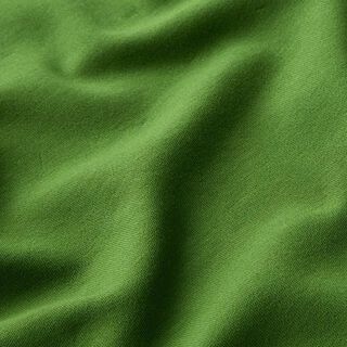 GOTS jersey interlock, tinta unita – verde mela, 