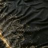 jersey di cotone Tessuto con bordo mandala barocco con granelli dorati | Glitzerpüppi – nero,  thumbnail number 1