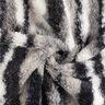 Pelliccia sintetica a righe astratte – bianco lana/blu notte,  thumbnail number 3