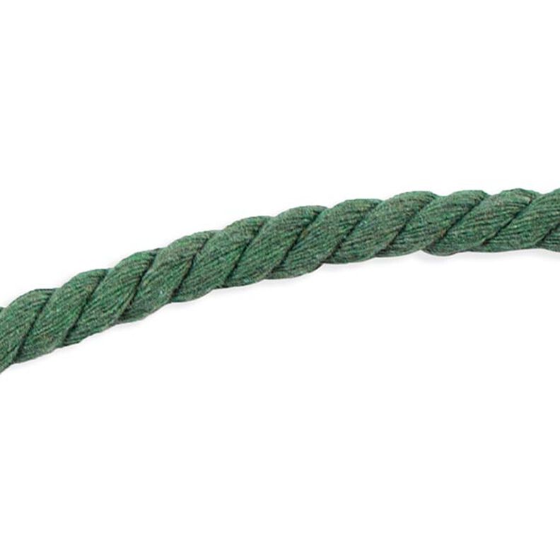 cordoncino in cotone [ Ø 8 mm ] – verde,  image number 1