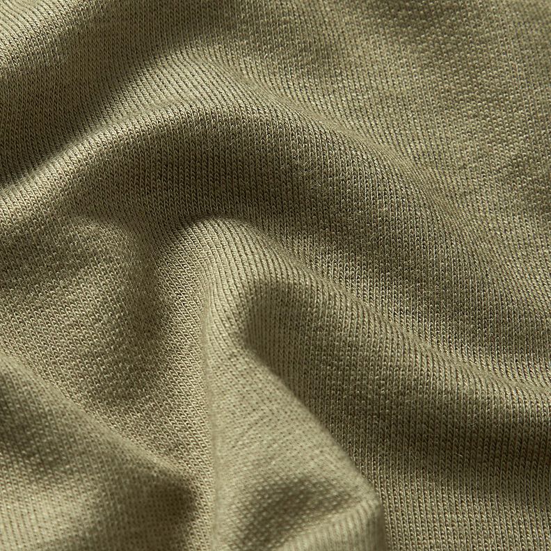 LENZING™ ECOVERO™ French Terry leggero – verde oliva,  image number 2