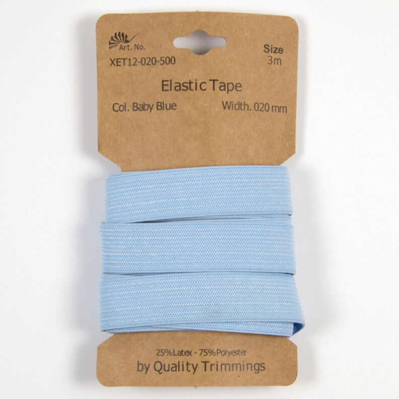 Fascia elastica [3m| 20 mm] – azzurro,  image number 1