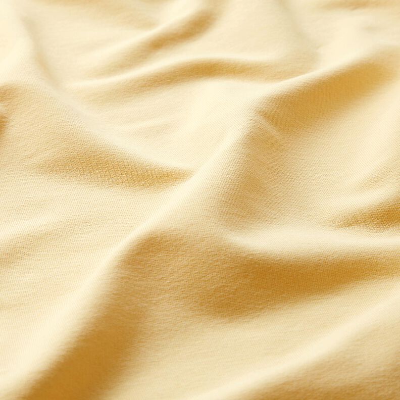 French terry leggero tinta unita – giallo vaniglia,  image number 4