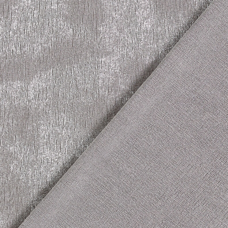 Jersey pellicola scintillante – grigio/argento anticato,  image number 6