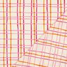 popeline di cotone Quadri ondulati | Poppy Fabrics – crema/rosa,  thumbnail number 4