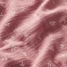mussolina / tessuto doppio increspato Ramo – rosa antico scuro/bianco,  thumbnail number 2