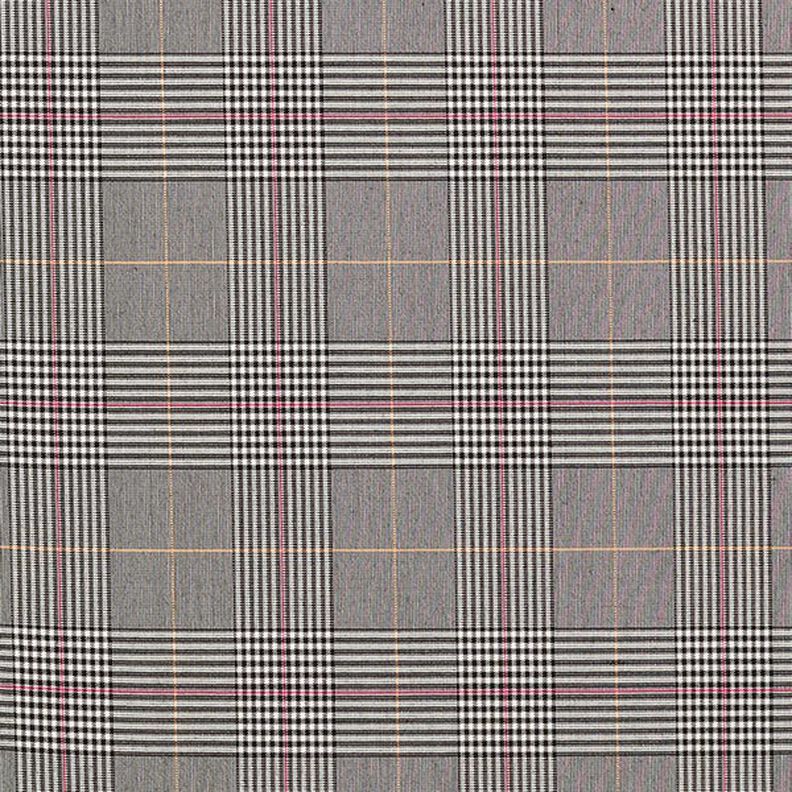 Principe di Galles in viscosa elasticizzata – grigio/pink,  image number 1