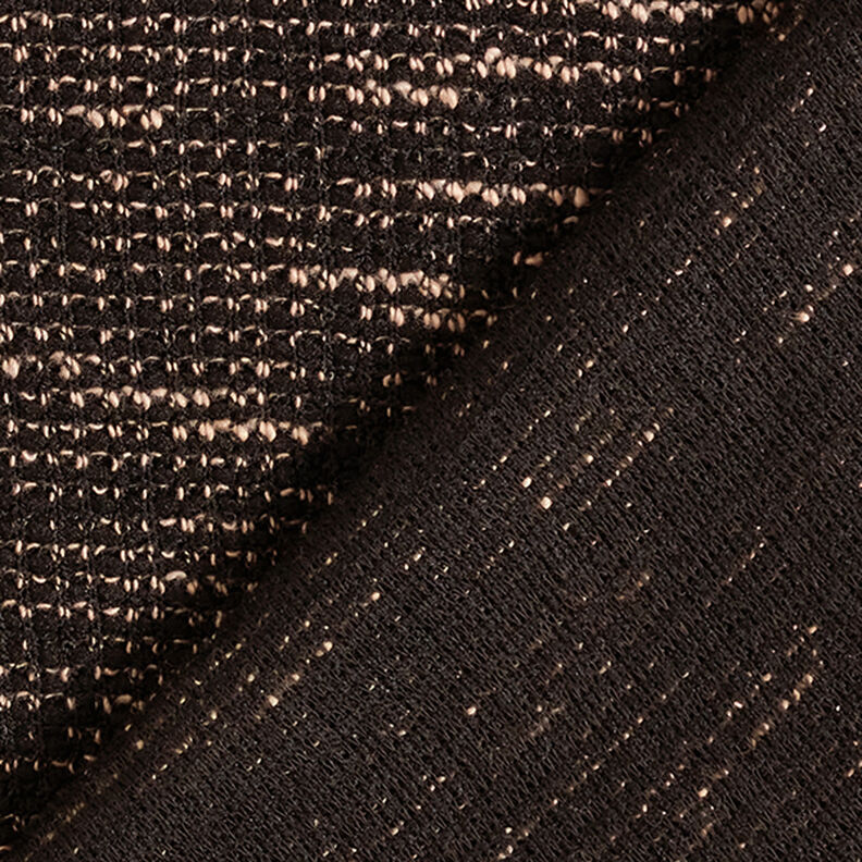 Bouclé in maglia, mélange – nero/beige,  image number 4