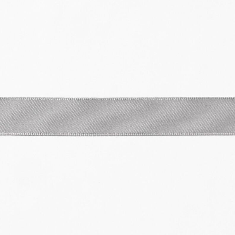 Nastro in satin [15 mm] – grigio chiaro,  image number 1