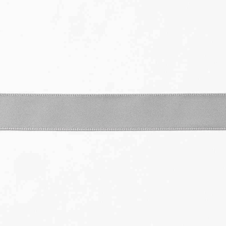 Nastro in satin [15 mm] – grigio chiaro,  image number 1