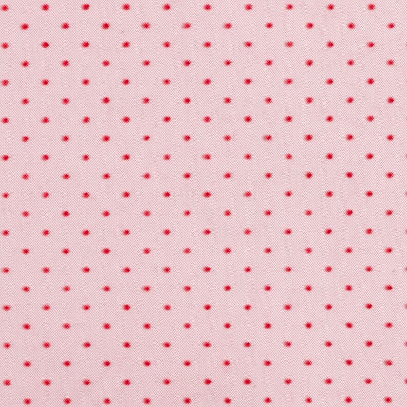 tulle Vellutino a punti – rosso,  image number 1