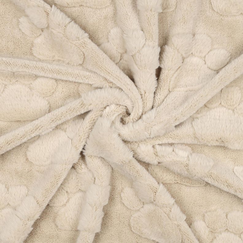 Morbido pile zampe di cane – beige chiaro, image number 3