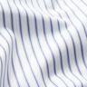 Tessuto in cotone a righe sottili – bianco/blu marino,  thumbnail number 2