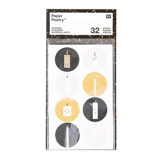 sticker Nostalgic Christmas | Rico Design – nero, 