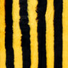 pelliccia sintetica, righe ape – nero/giallo,  thumbnail number 1