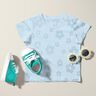 Maglia in spugna fiori – blu-argento,  thumbnail number 6