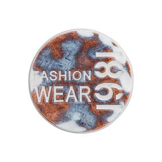 bottone automatico jeans  – rame/bianco, 