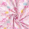 jersey di cotone Scarabocchi-unicorno – rosa,  thumbnail number 3