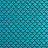 jersey laminato squame di sirena – nero/turchese,  thumbnail number 1