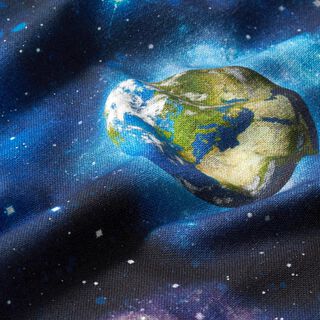 tessuto arredo stampa digitale stelle – nero, 