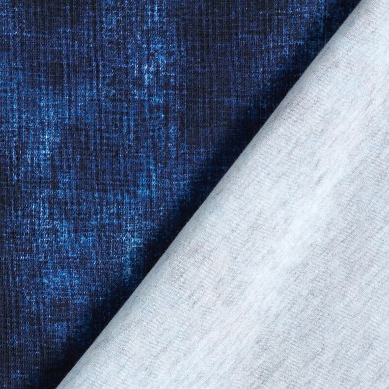 jersey di cotone Aspetto jeans | Glitzerpüppi  – blu notte/indaco,  image number 4
