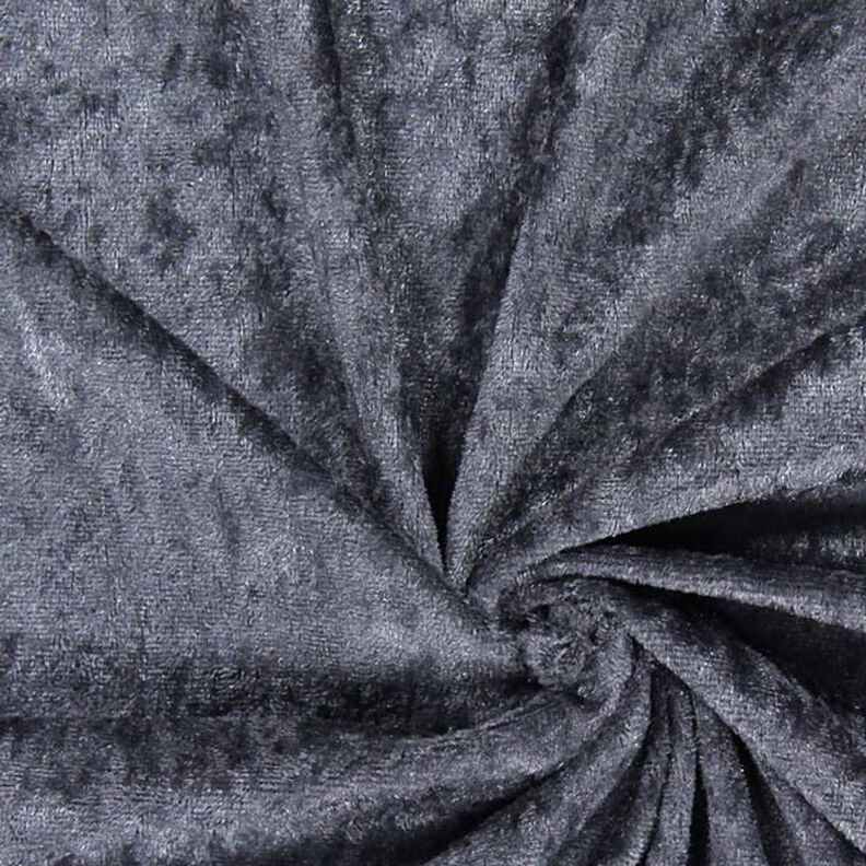 Velluto panné – grigio scuro,  image number 1