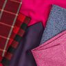 Tessuto per cappotti quadri scozzesi – rosso/nero,  thumbnail number 5