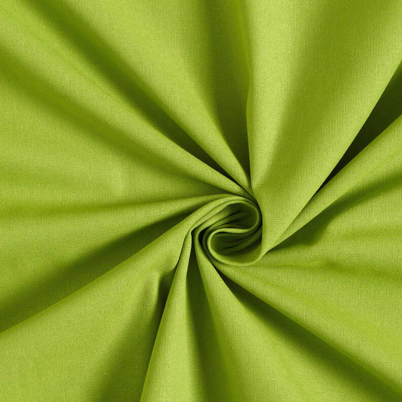 tessuto in cotone cretonne tinta unita – verde mela,  image number 1