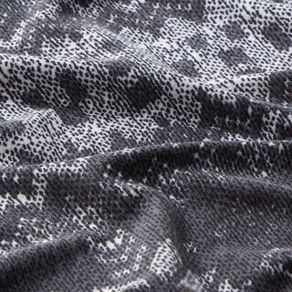 jersey di poliestere, motivo in maglia a losanghe – grigio scuro | Resto 60cm, 