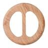 fibbia in legno rotonda  – beige,  thumbnail number 1